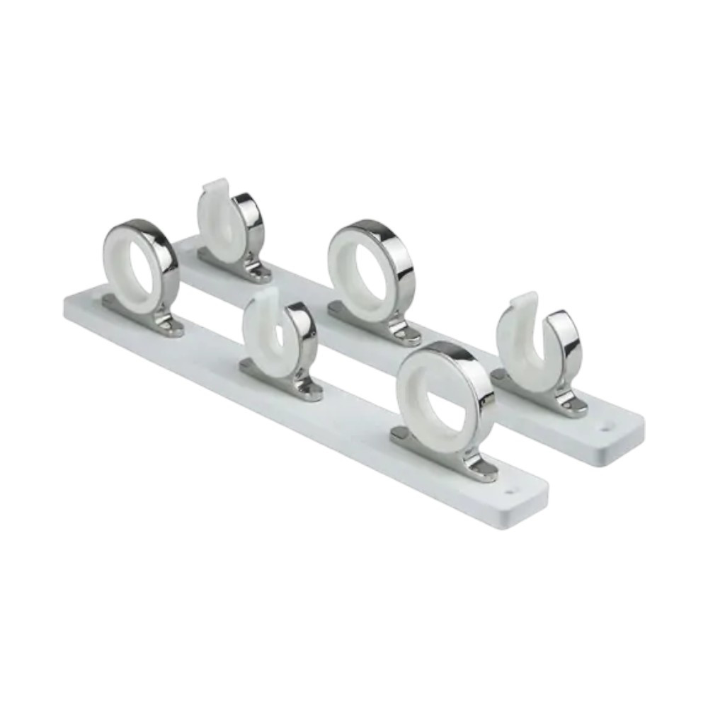Relaxn 3 Rod Holder Storage Rack with 316G stainless steel, nylon, and polyboard for secure vertical or horizontal rod storage