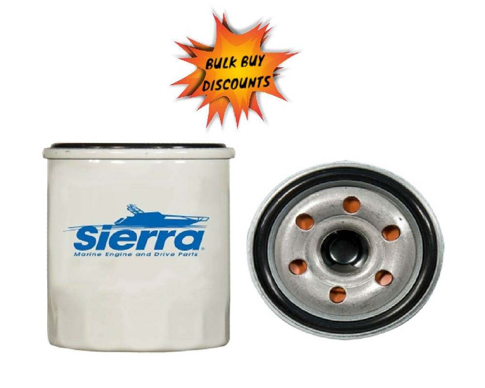 Sierra 18-7896 Suzuki Outboard 16510-61A21-MHL Oil Filter - filter element front view