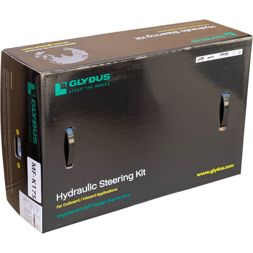 Glydus K175 marine hydraulic steering components