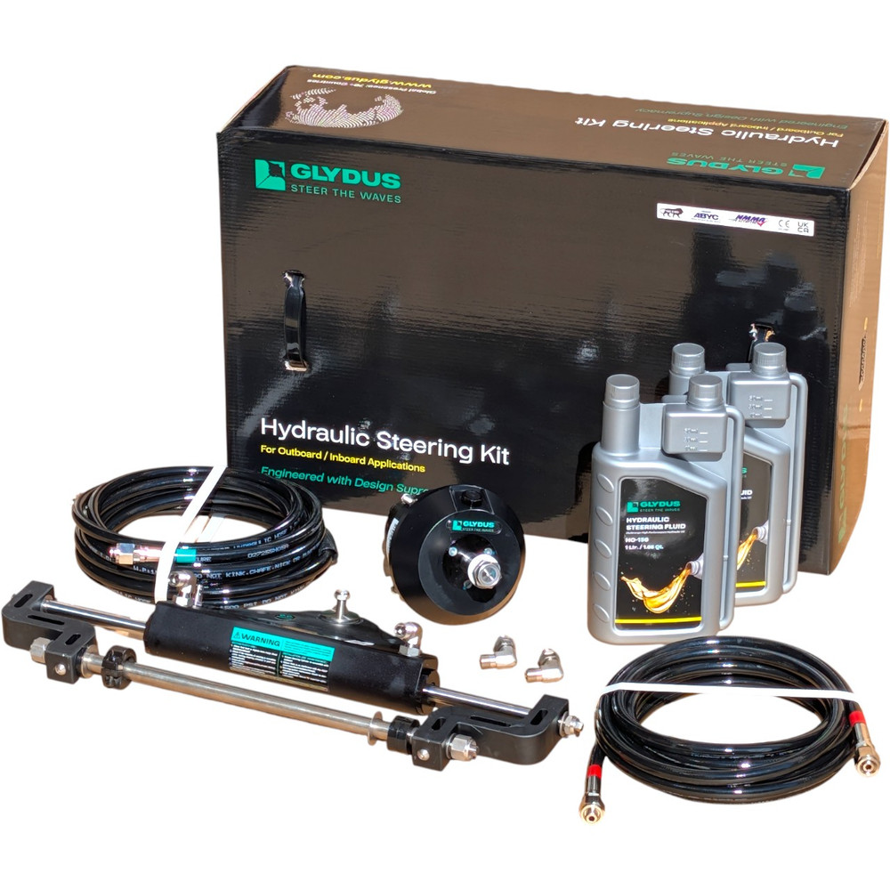 Glydus hydraulic steering compatibility notes for Honda outboards