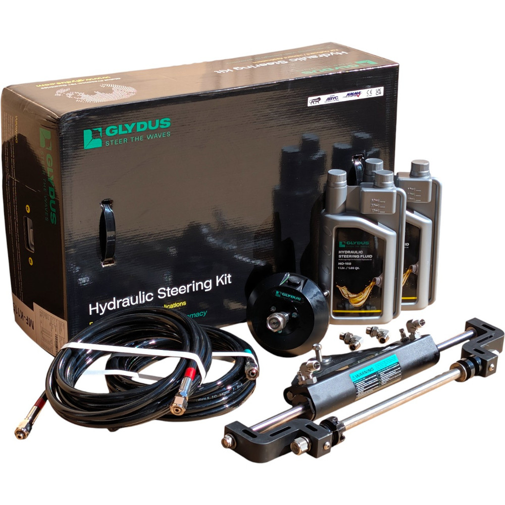 Glydus K115 hydraulic steering compatibility guide for Mercury outboards