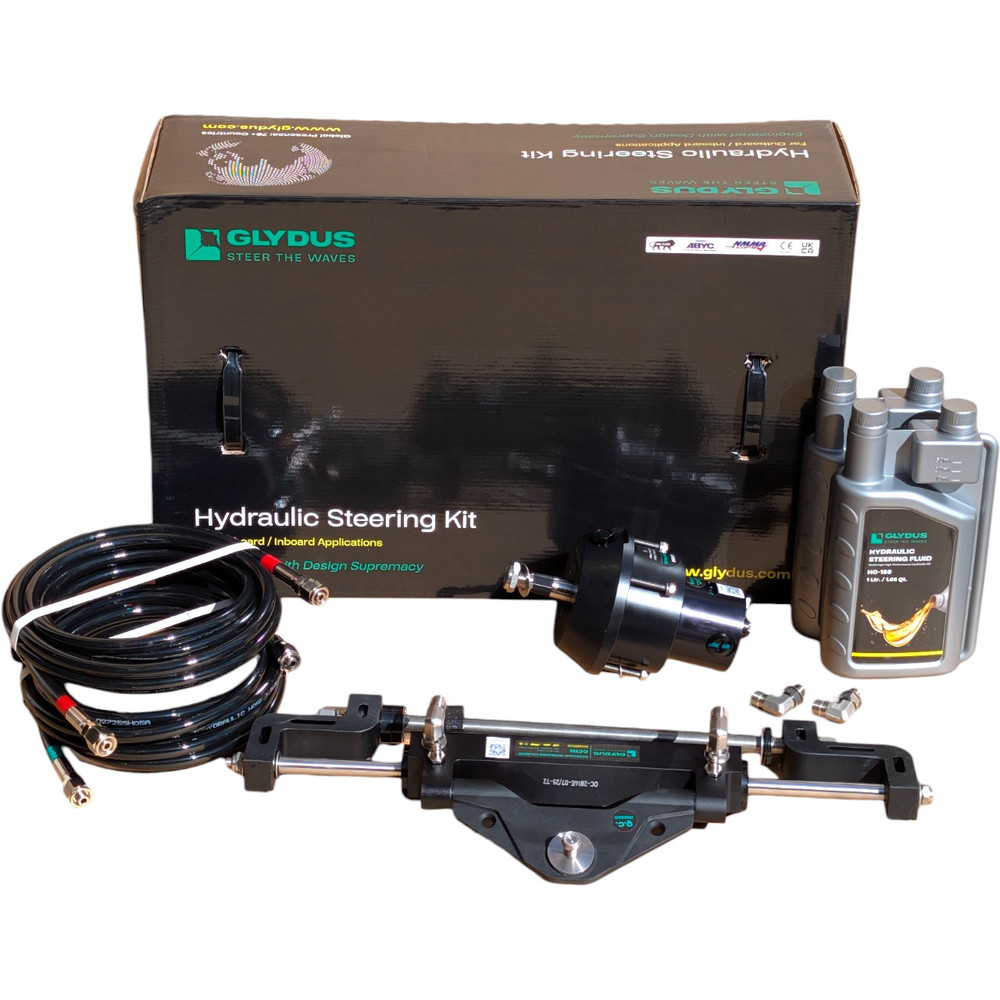Glydus hydraulic steering compatibility notes for Suzuki outboards