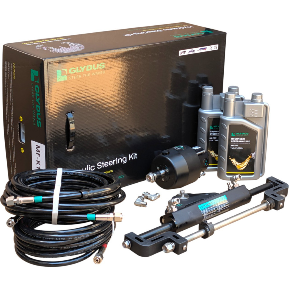 Glydus K175 hydraulic steering helm pump and cylinder kit