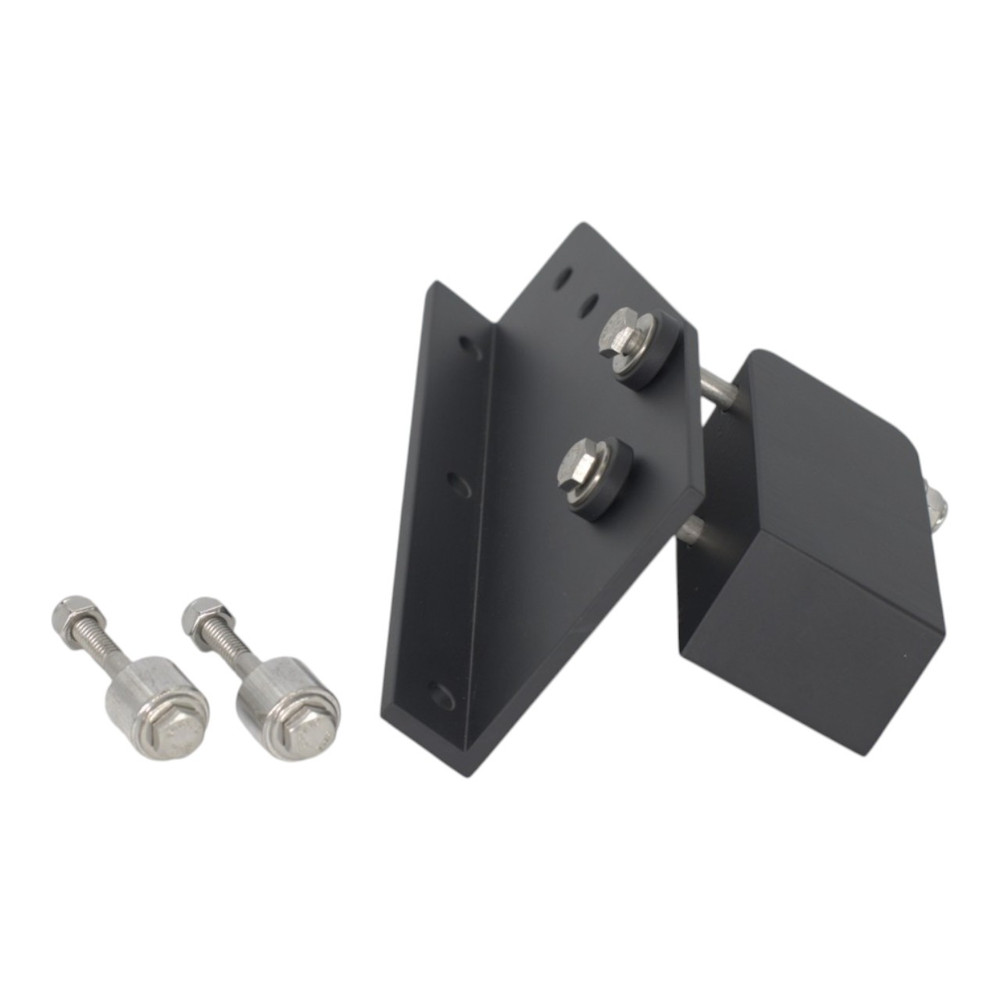 Atlas 4" Jack Plate L Bracket Combo with 2" Solid Spacer for Transducer Shield & Saver