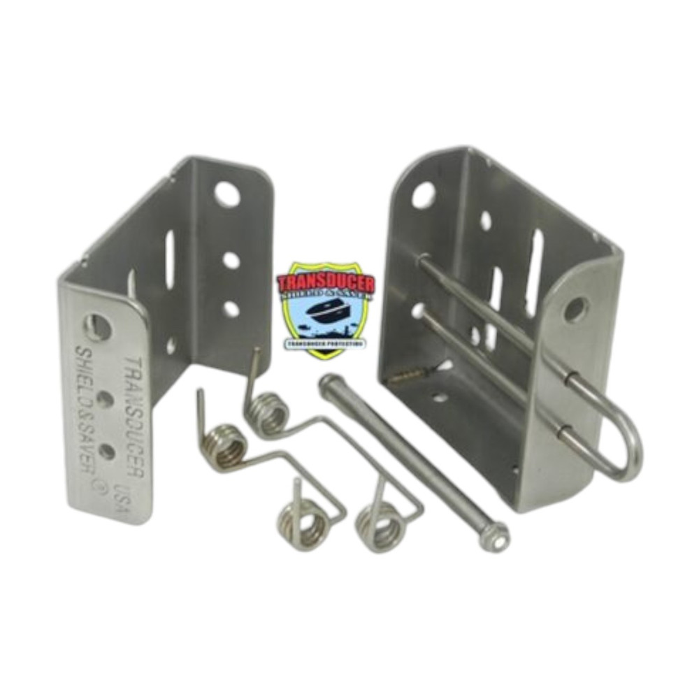 Stainless steel dual spring transducer mounting bracket
