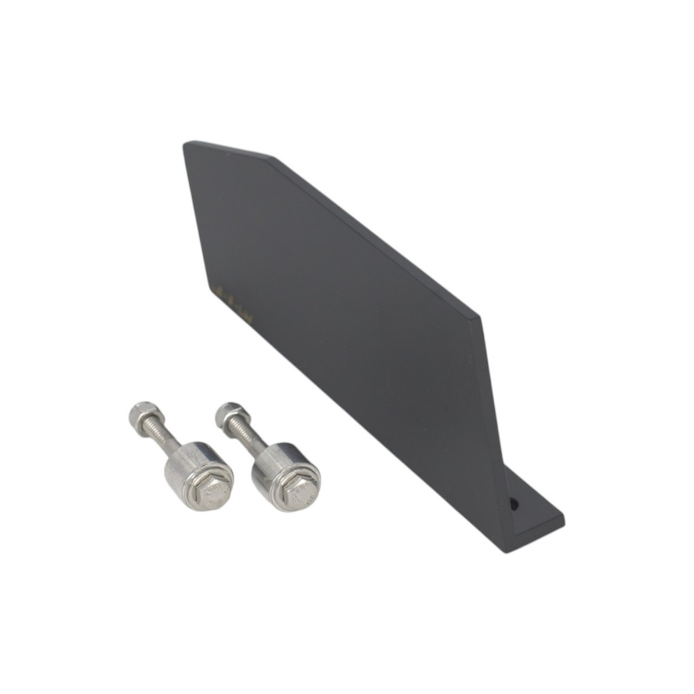 Universal blank jack plate transducer mounting bracket rear view