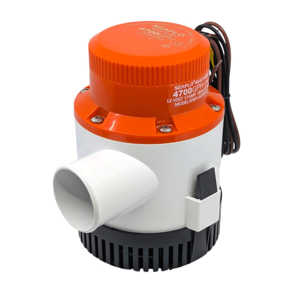 Seaflo 4700GPH 12V Bilge Pump 2" Outlet