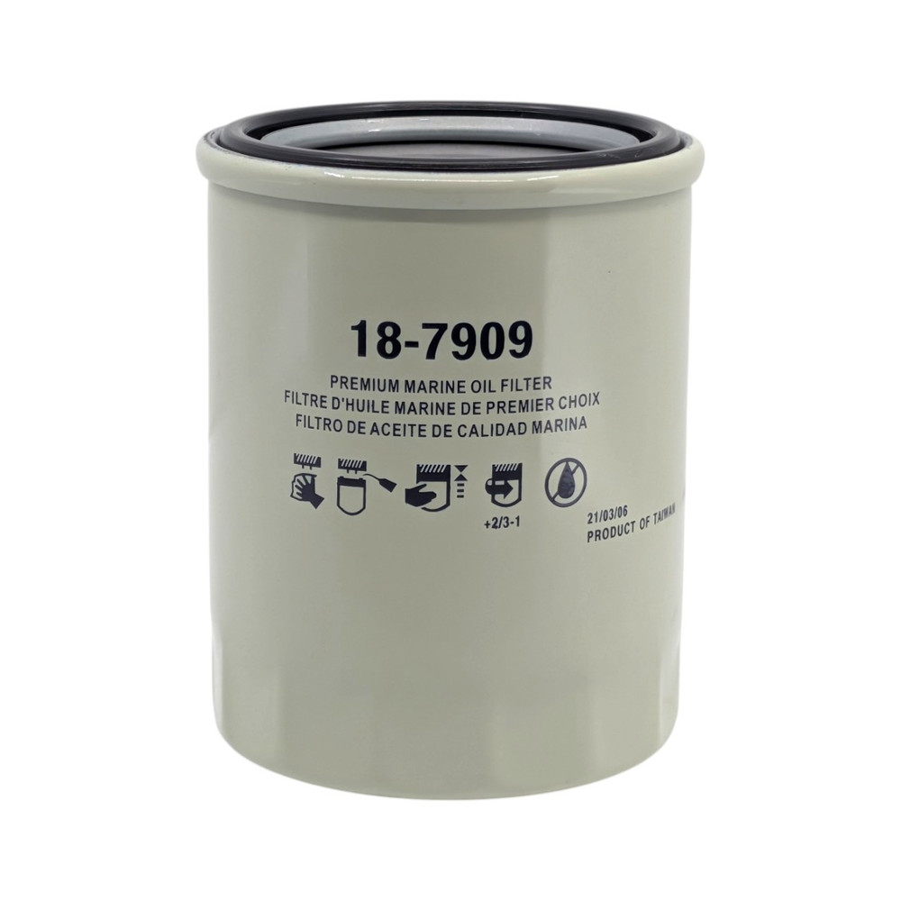 Sierra 18-7909 Honda Outboard 15400-RAF-T01 & 15400-PLM-A02PE Marine Oil Filter - retail packaging and part label