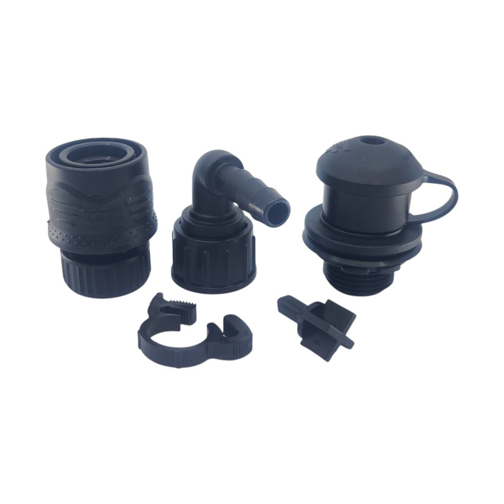 Flush-M Mercury 22-888958001 Quick Flushing Plug components including quick connector and lanyard