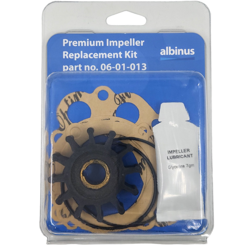 Onan generator replacement impeller with cover plate gaskets and O-rings
