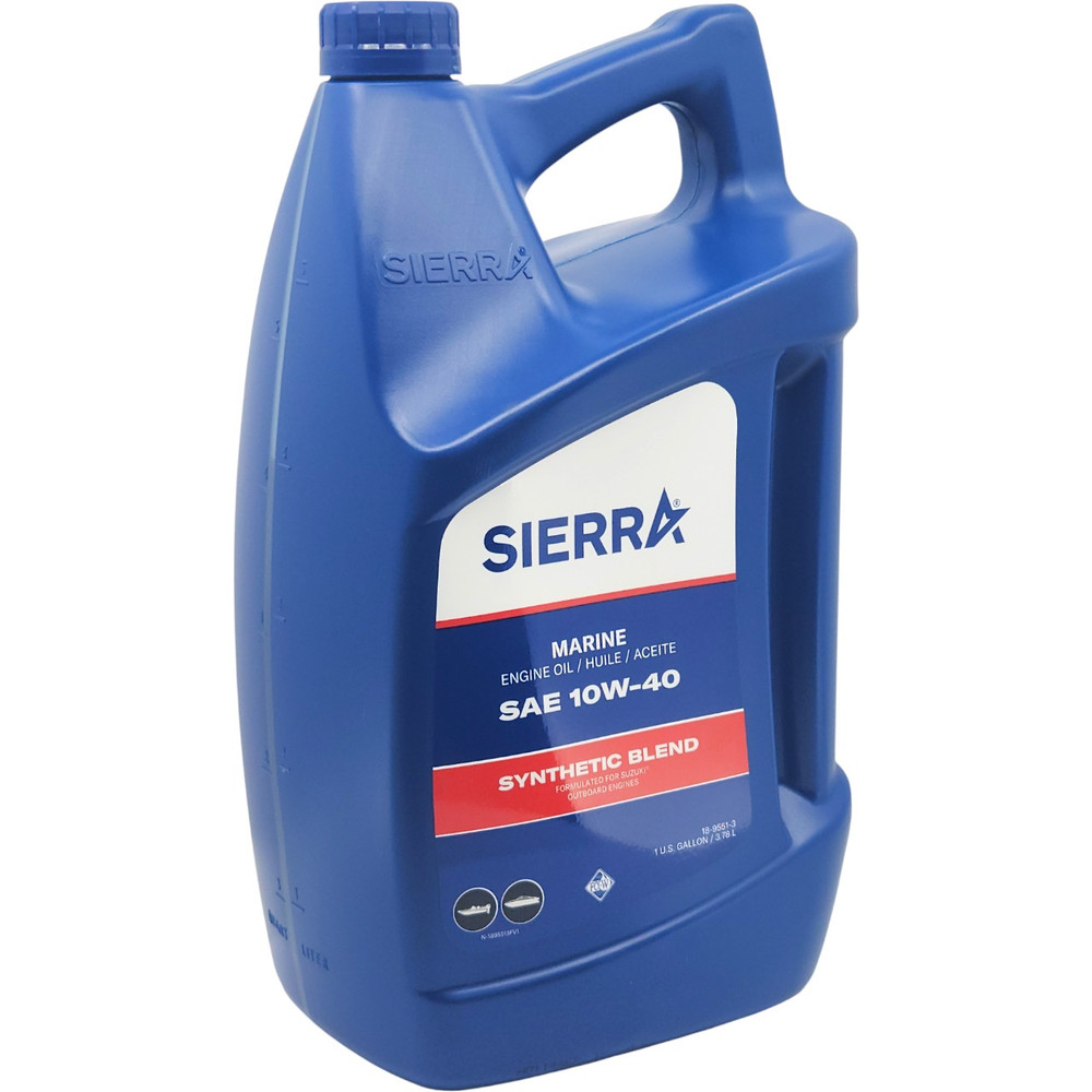 Sierra 18-9551-3 10W-40 FC-W Semi Synthetic Oil 3.78L - product packaging detail