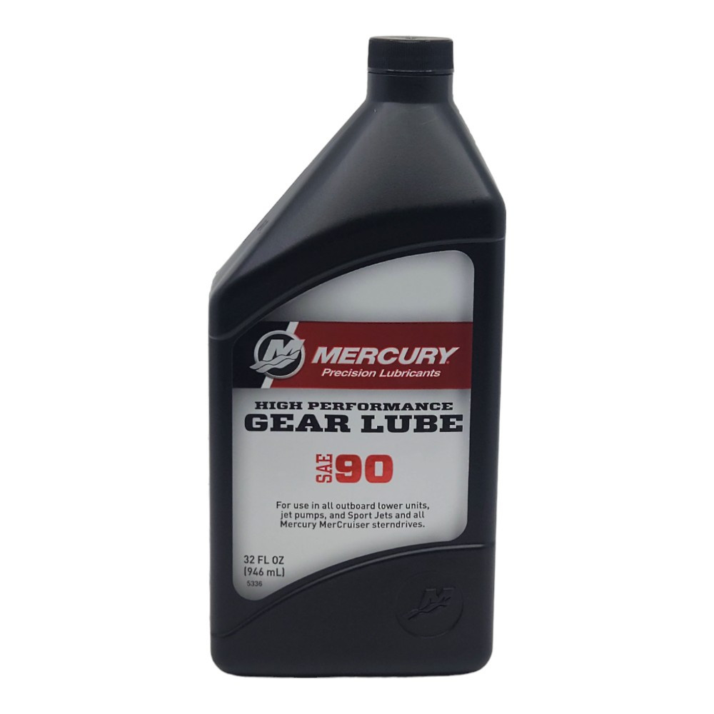 Mercury High Performance Gear Lube SAE 90 1L bottle for outboards and sterndrives