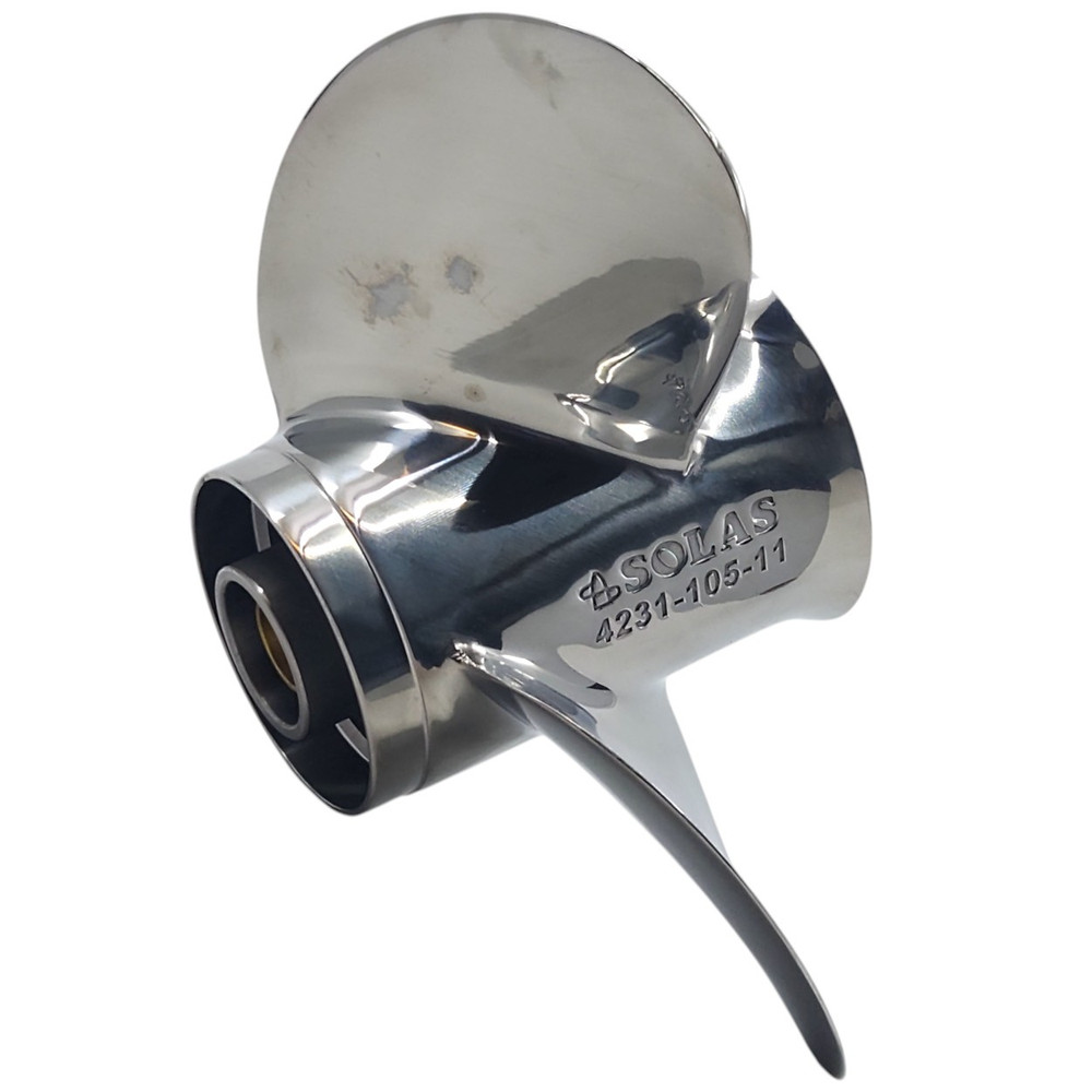 High-performance Solas New Saturn propeller with good acceleration and all-around performance