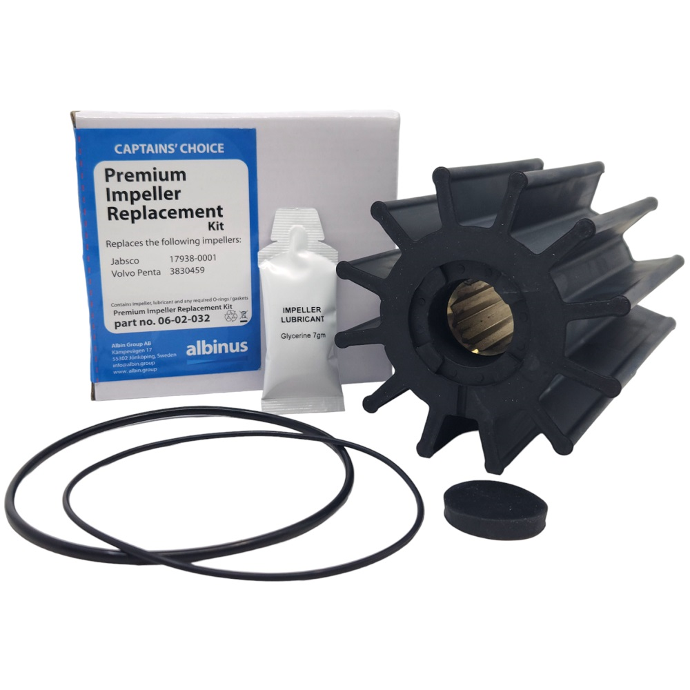 Albinus Volvo Penta 3830459 replacement seawater impeller kit