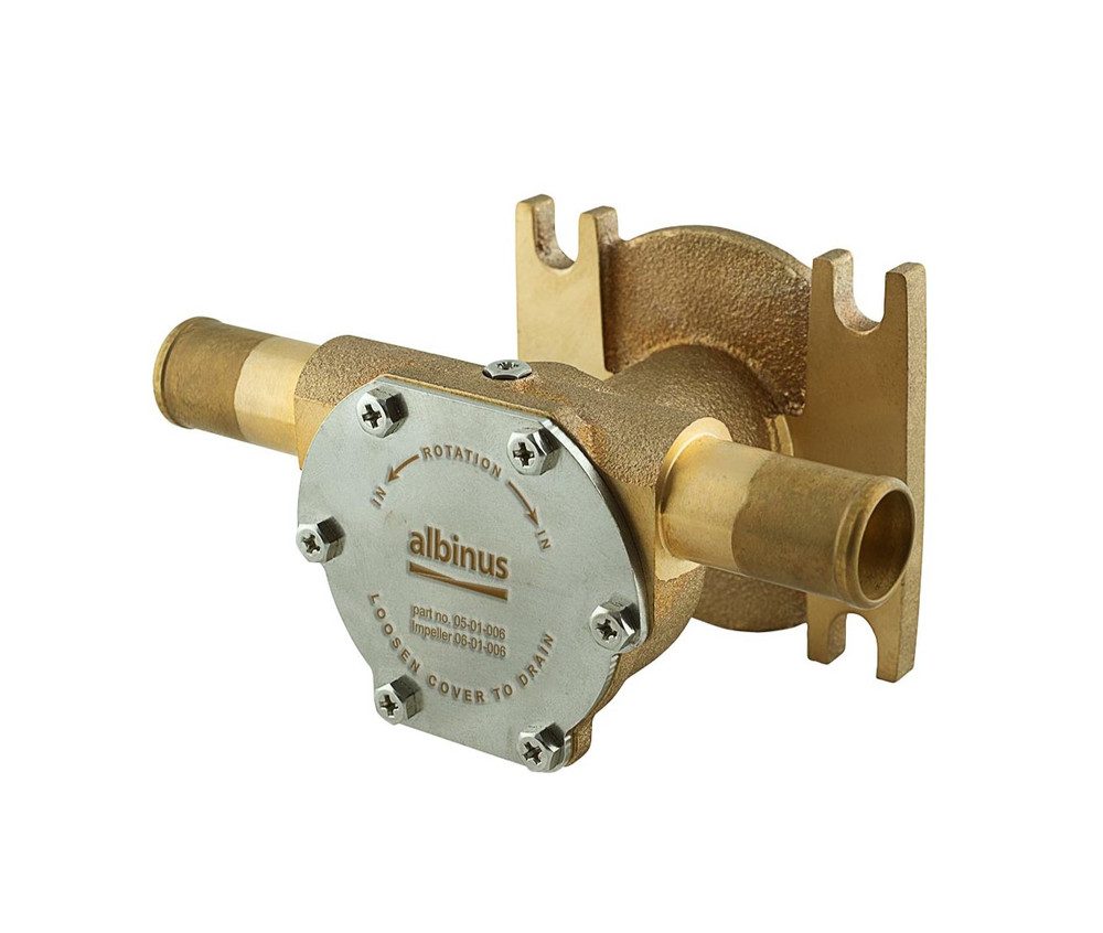 Albinus 05-01-006 seawater pump replacing Volvo Penta 3593655