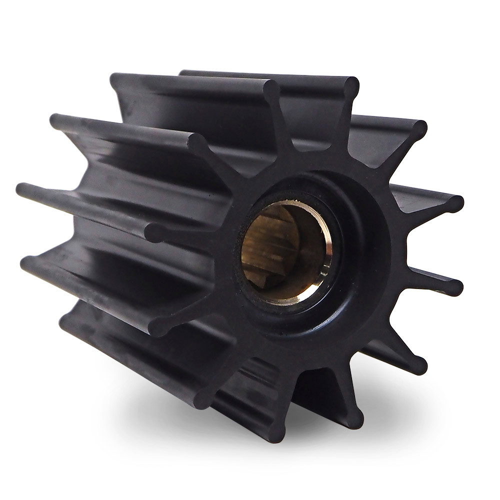 Cummins QSM11 10 tooth spline neoprene seawater impeller with O-ring and lubricant
