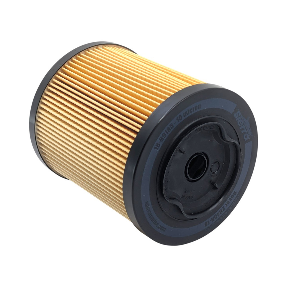 Sierra 18-99185 Racor Style 2040TM 10 Micron Fuel Water Separating Filter - filter base and thread view