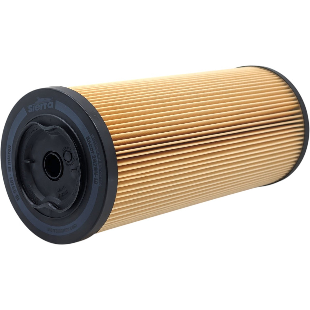 Sierra 18-99181 Racor Style 2020TM 10 Micron Fuel Water Separating Filter - retail packaging and part label