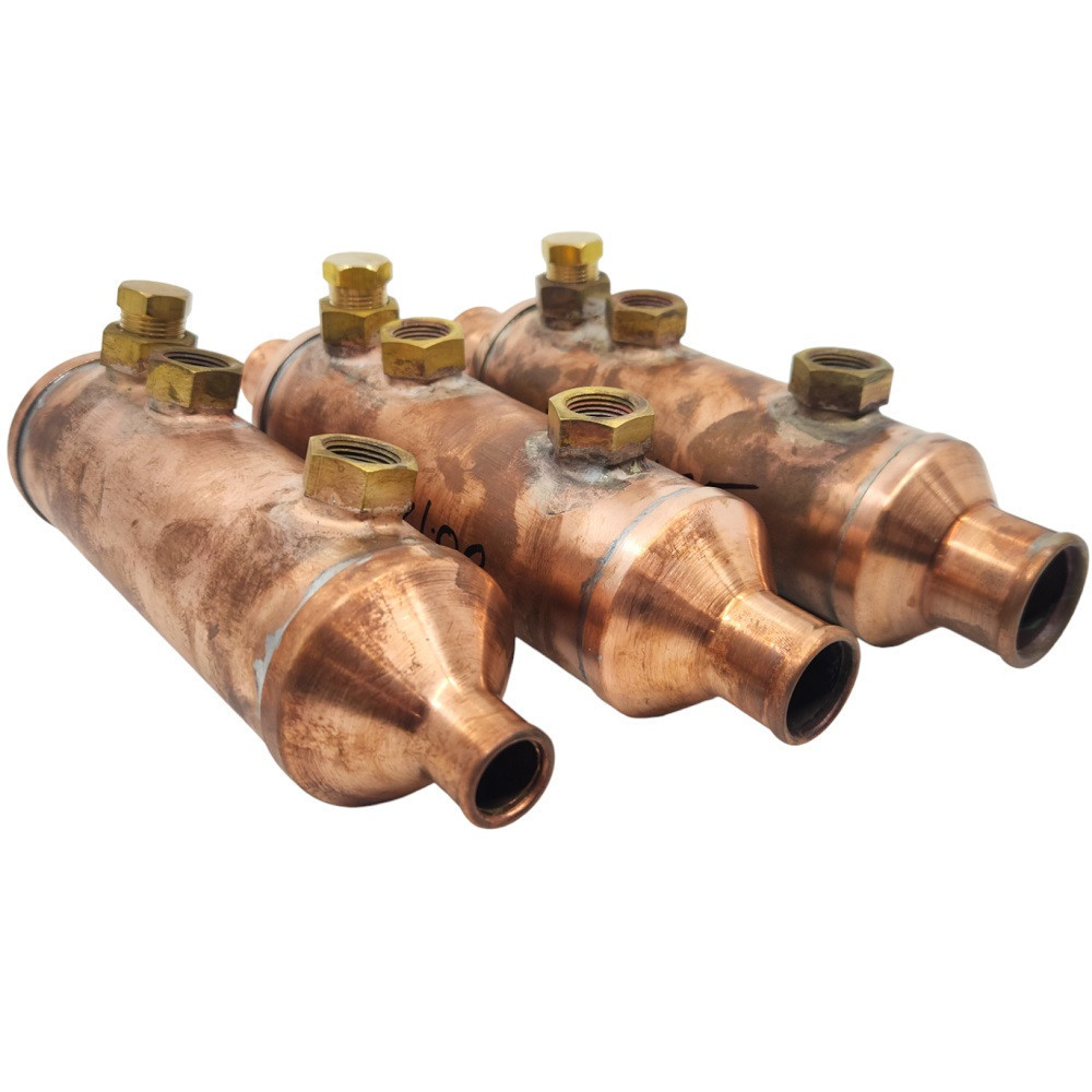 Brass 12" Oil Coolers with Zinc Anode