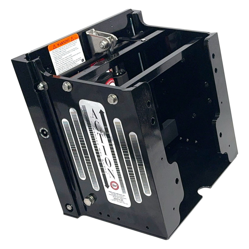 Gen 3 Extreme Action Setback Jack Plates 550HP Black Powder Coat