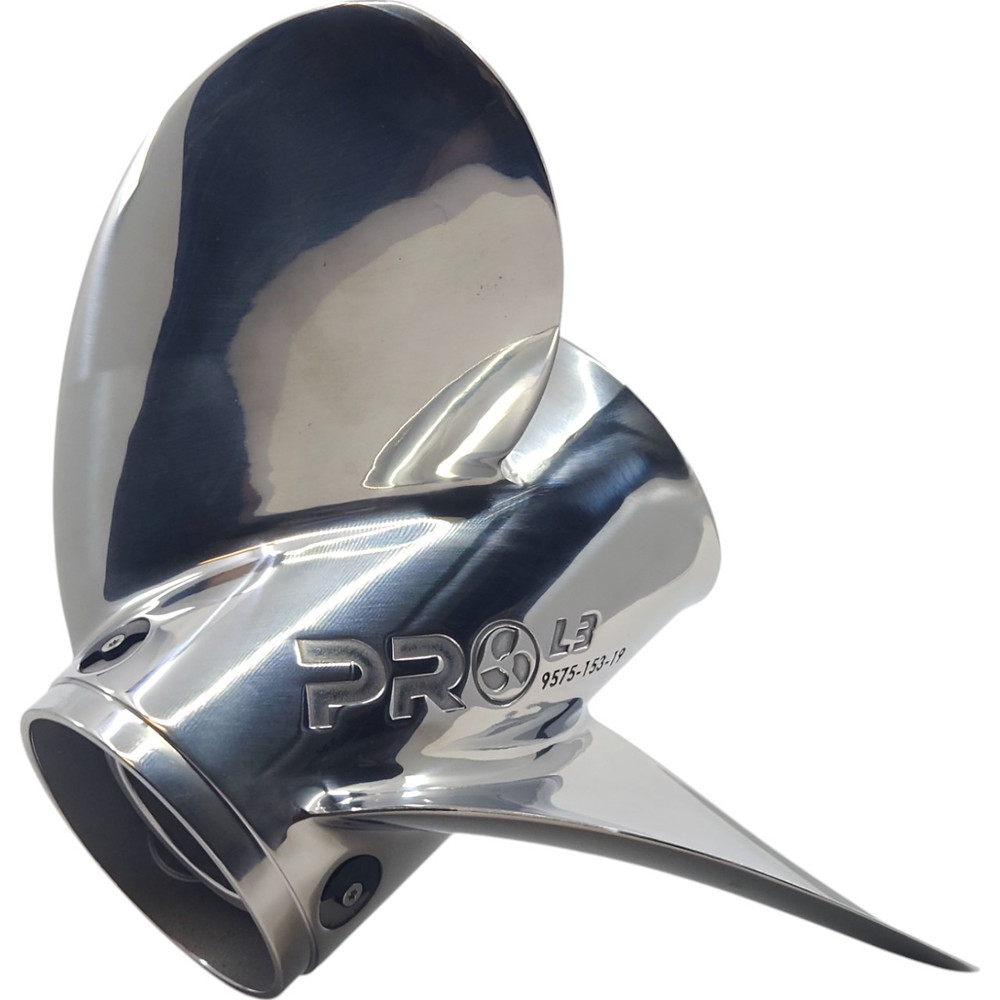 Yamaha 300-350HP Rubex Pro L3 LH Stainless Steel Propeller (4 Pitch Options)