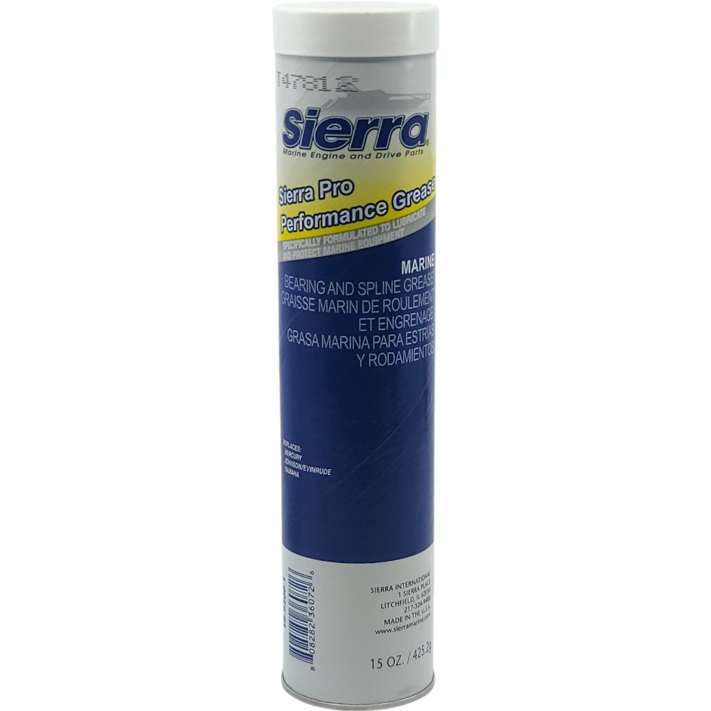 Sierra 18-9200-1-PS Prop Shaft Grease Cartridge 425G - front container and product label