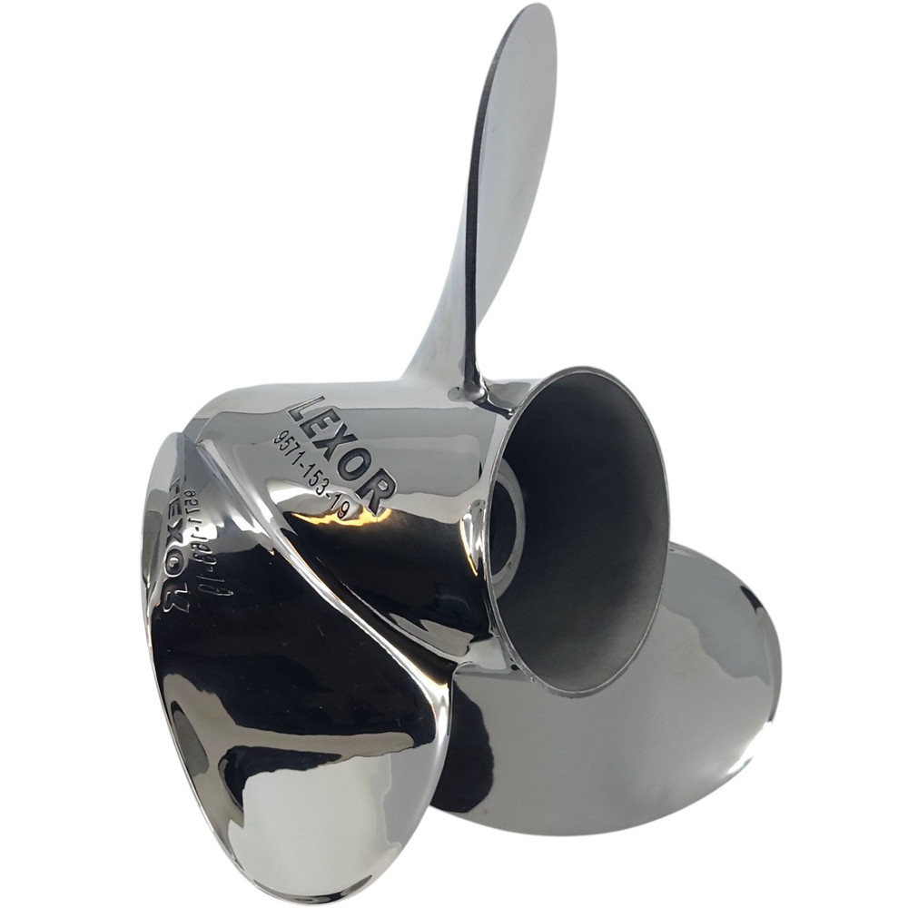 Mercury 90-300HP Rubex L3 Stainless Steel LH Propeller (11 Pitch Options)