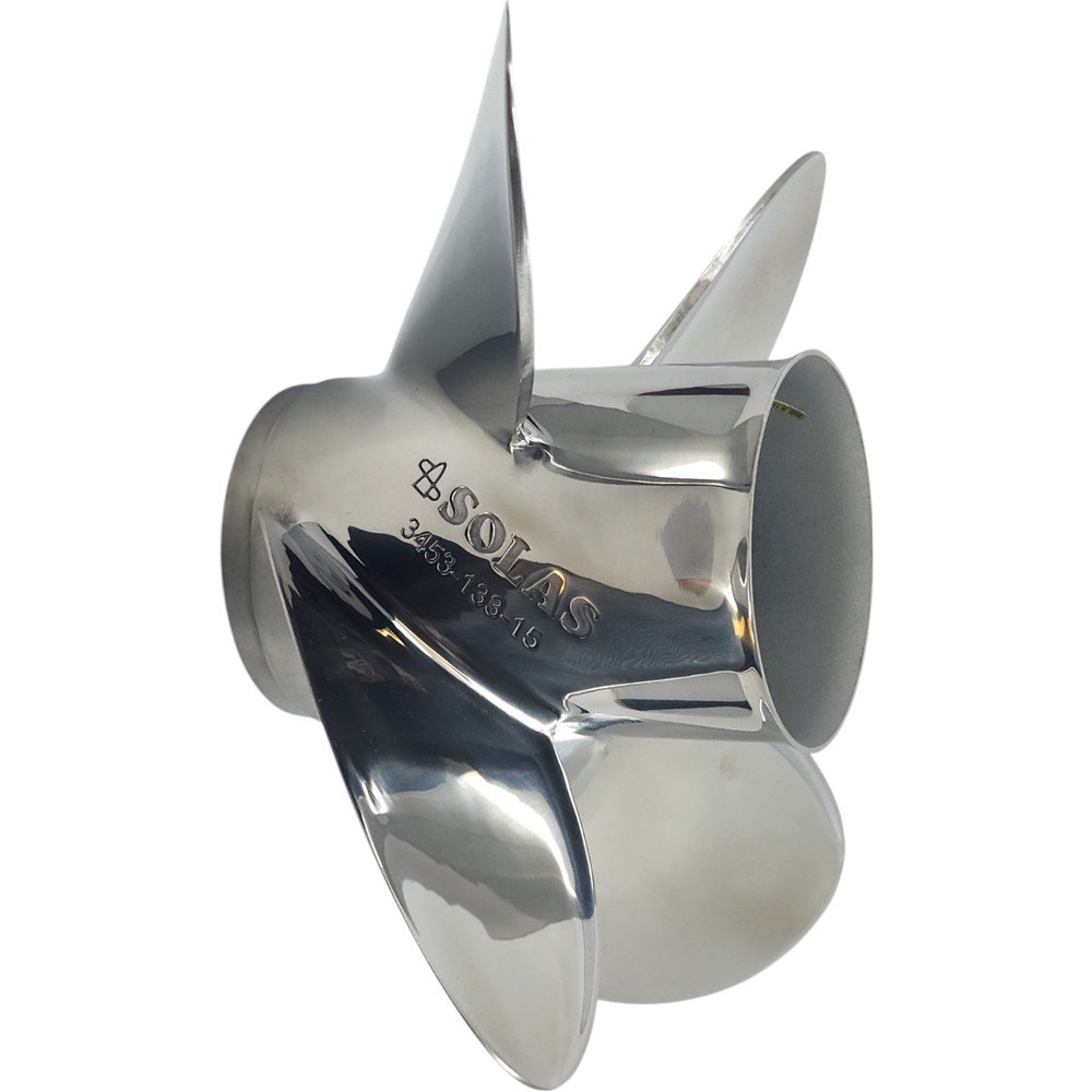 Replacement stainless steel propeller for Johnson 15-35HP outboards