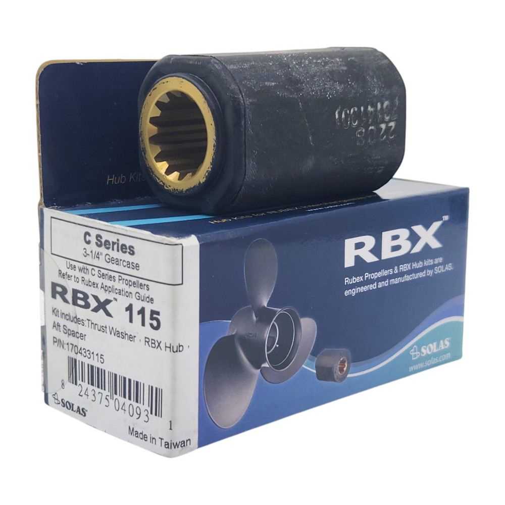 RBX-115 Evinrude 40-50HP Rubex Propeller Hub Kit installation guide
