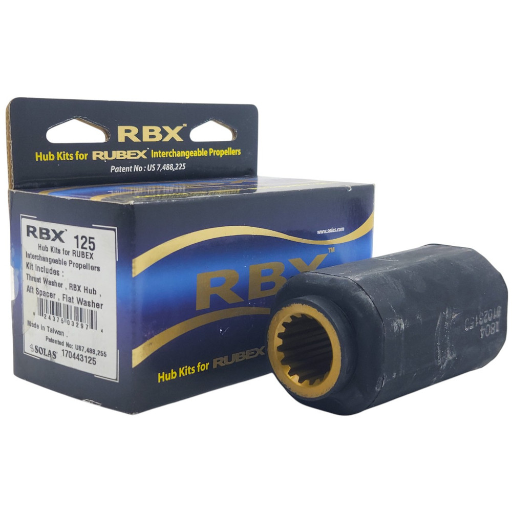 RBX-125 Johnson 90 & 115HP 4-Stroke 2002-06 Rubex Propeller Hub Kit

RBX Hub kits are required for all Solas Rubex interchangeable hub propellers

Replaces - Michigan Wheel XHS II 225 & Quciksilver 835283Q1

Suits Johnson 90 & 115HP 4-Stroke 2002-06  4-1/4" 15 spline D category models: