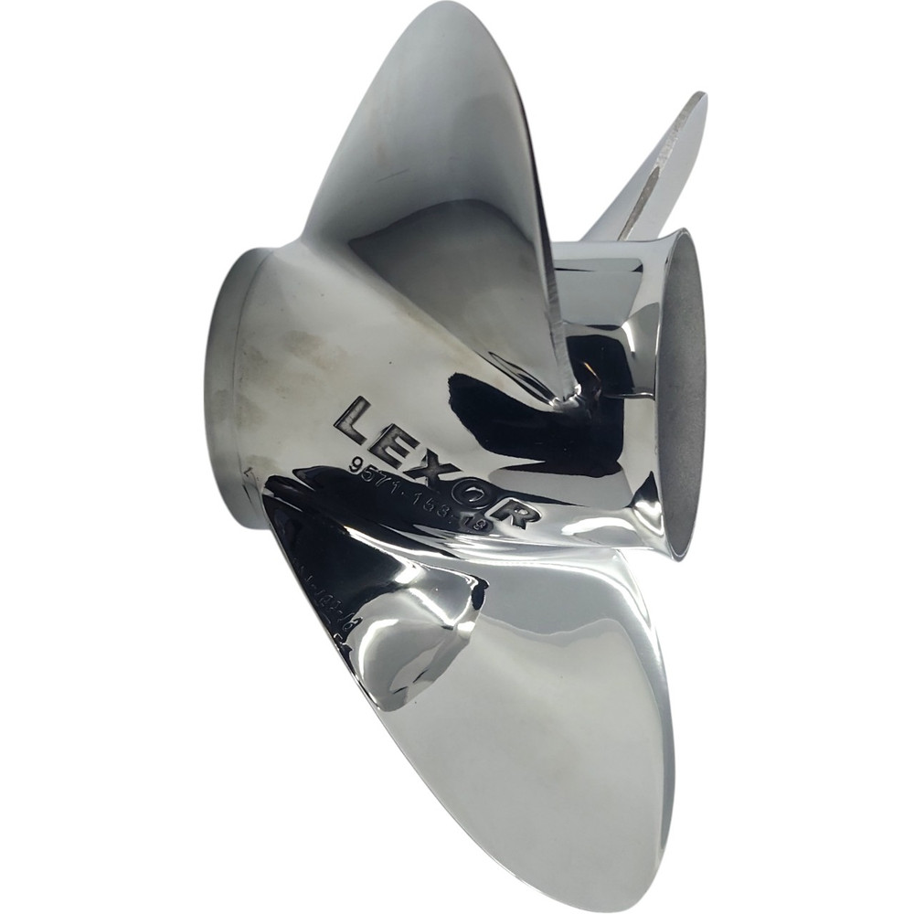 Large diameter Solas Rubex L3 LH propeller for Johnson 90-300HP outboards