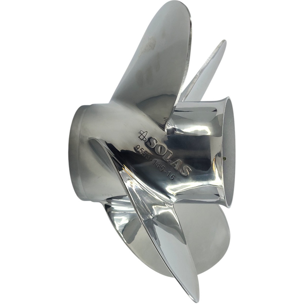 High performance Solas Rubex HR4 RH stainless steel propeller for Johnson 90-300HP outboards