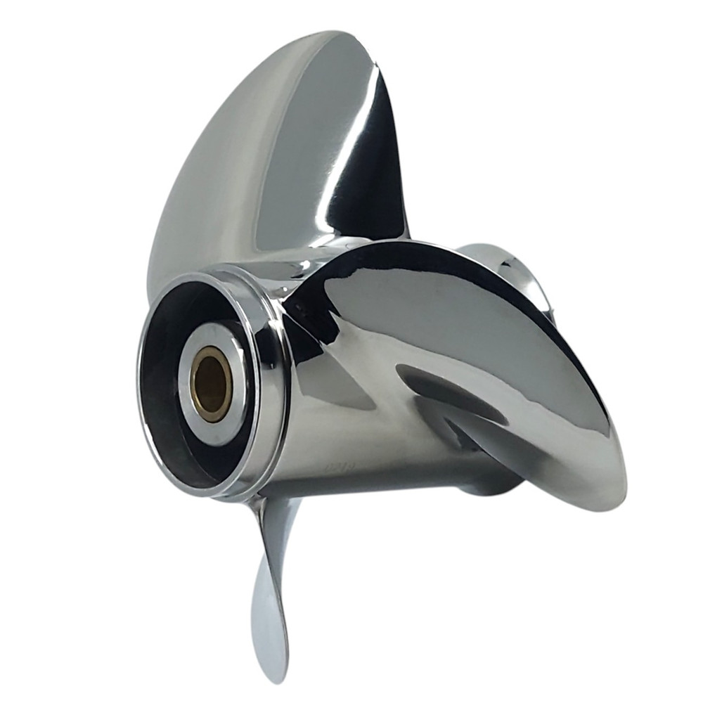 Efficient stainless steel propeller replacement for small Mariner outboards