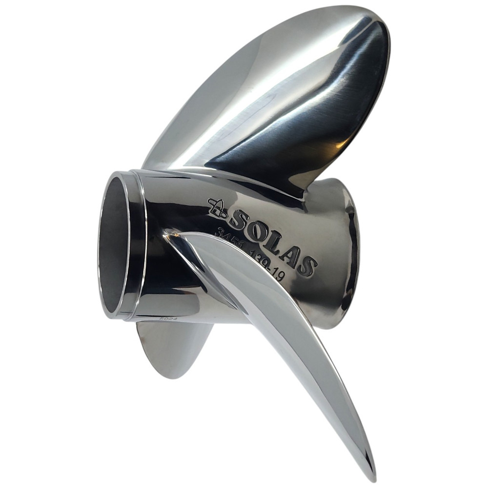 Mariner 40-140HP Rubex HR3 Stainless Steel RH Propeller (5 Pitch Options)