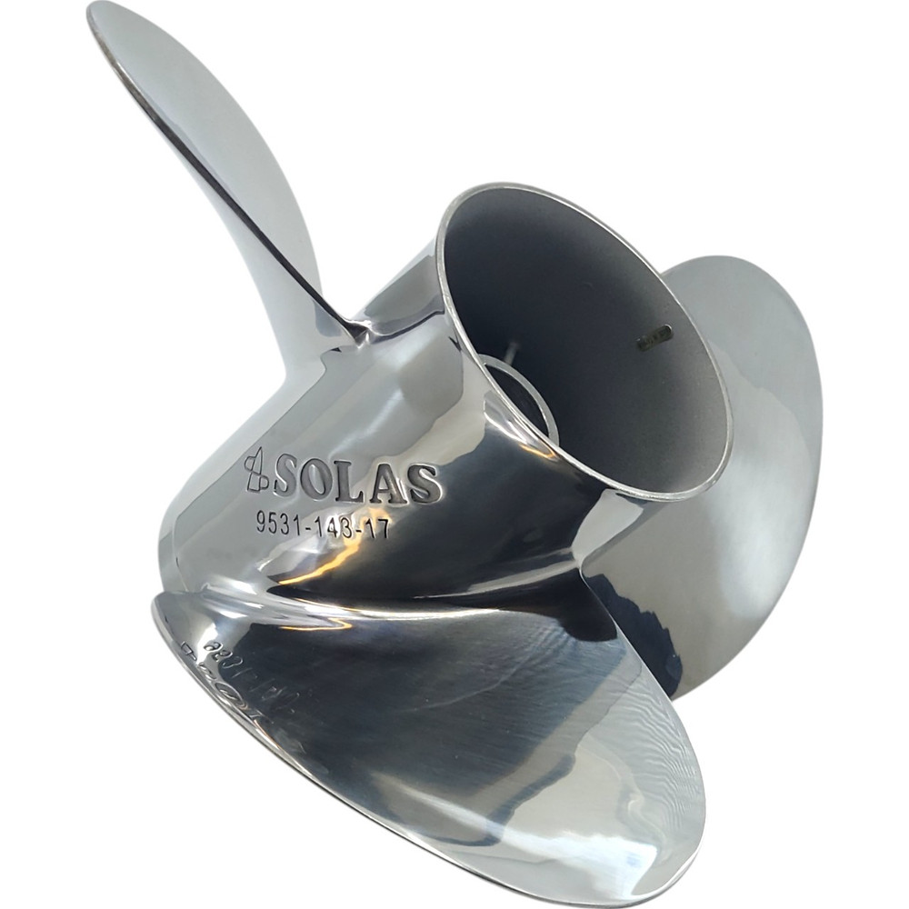 Mariner 90-300HP Rubex 3 NS 3 Stainless Steel LH Propeller (5 Pitch Options)