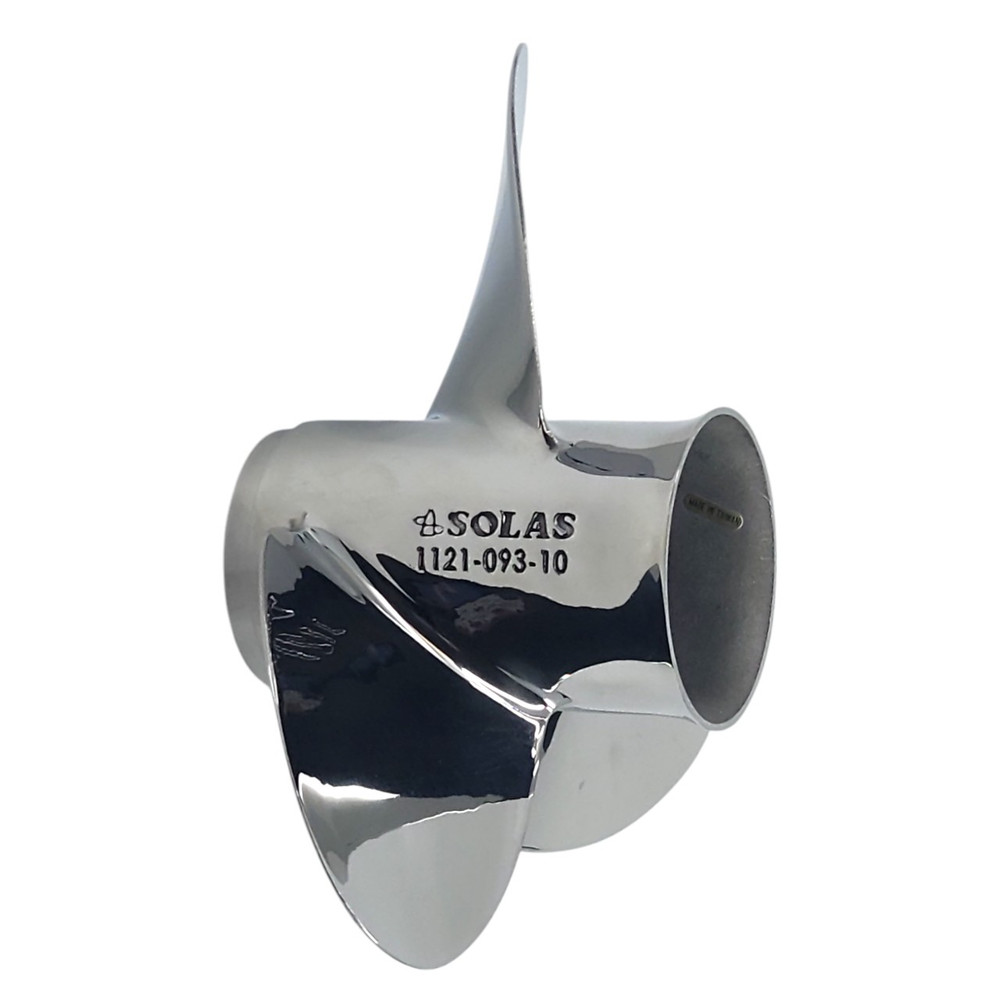 High-performance Solas Saturn propeller for 9.9-15HP Force outboards