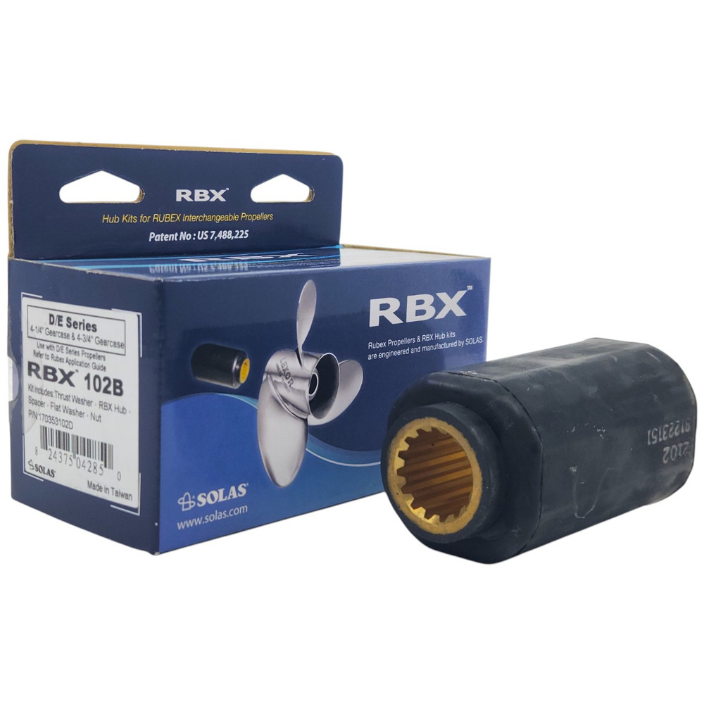 Aluminium RBX-102 hub kit for Force 75-140HP Rubex propellers