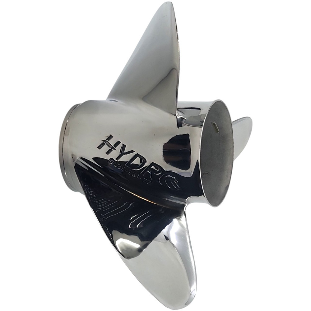 Force 75-140HP Hydro Stainless Steel Propeller showing blade design