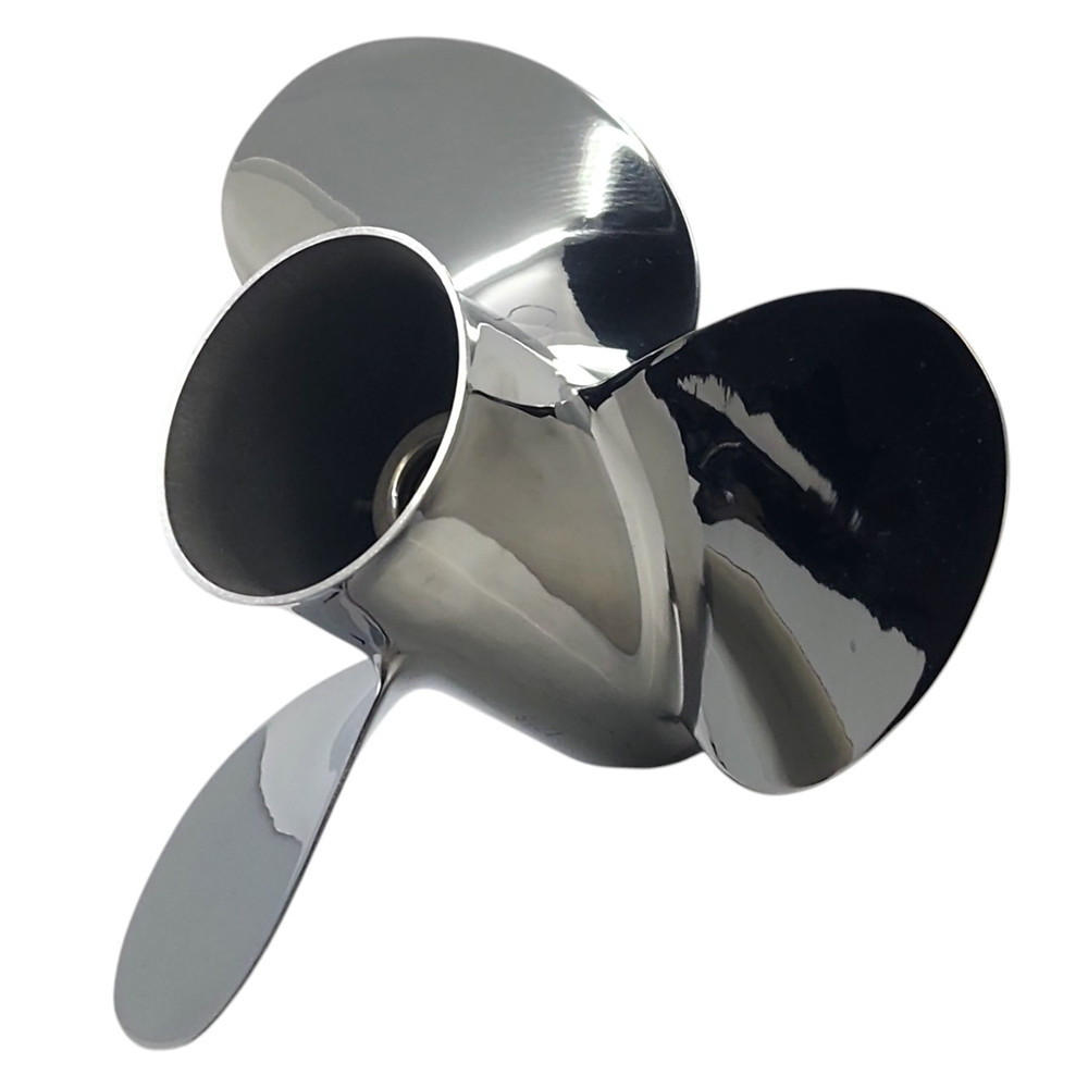 High-performance general purpose stainless steel propeller for Parsun 8 Spline engines