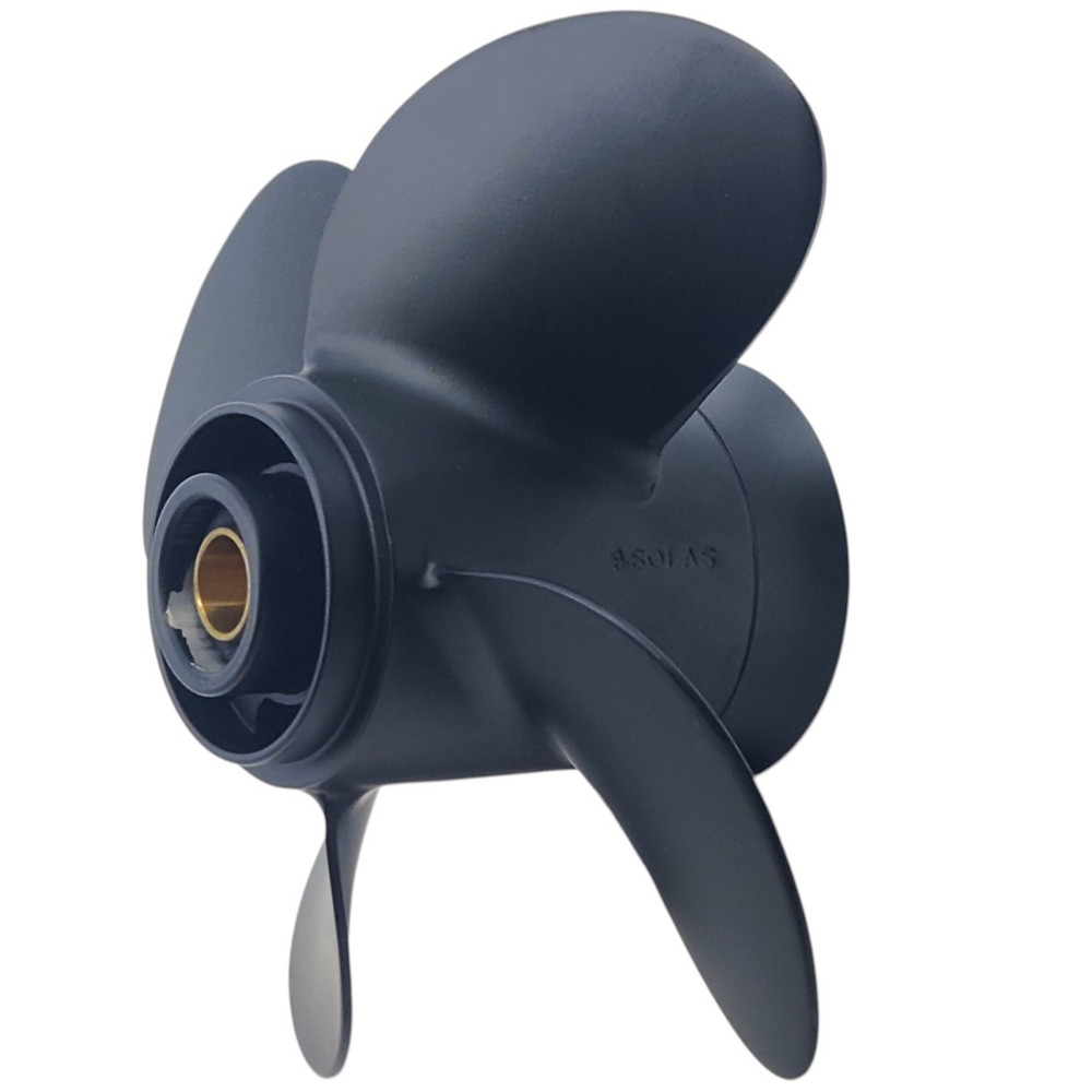 Aluminium propeller with traditional rubber hub for excellent acceleration & handling
