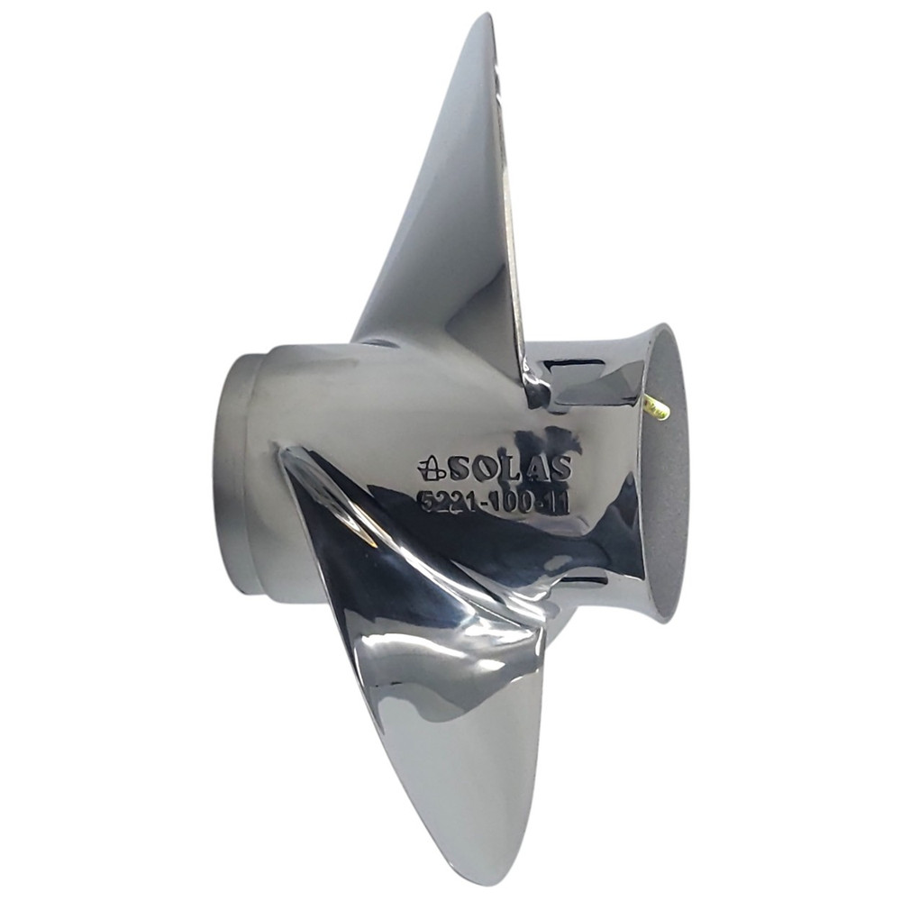 Solas New Saturn stainless steel propeller for Parsun 13 Spline outboards