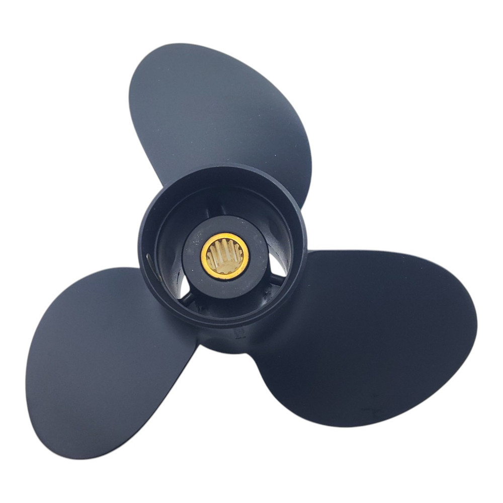 Durable aluminium propeller for Tohatsu 12 Spline outboards