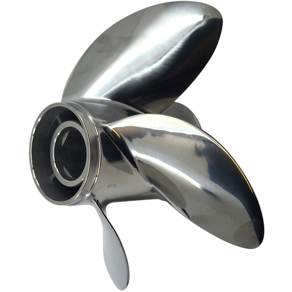 Tohatsu E category LH Rubex propeller, stainless steel, investment cast, 115-250HP