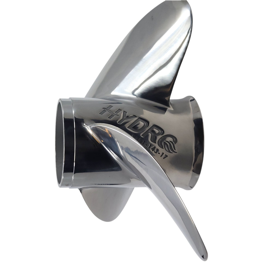 High-speed LH Rubex Hydro stainless propeller for Volvo Penta SX boats