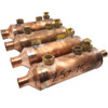 Brass 5" Oil Coolers with Zinc Anode