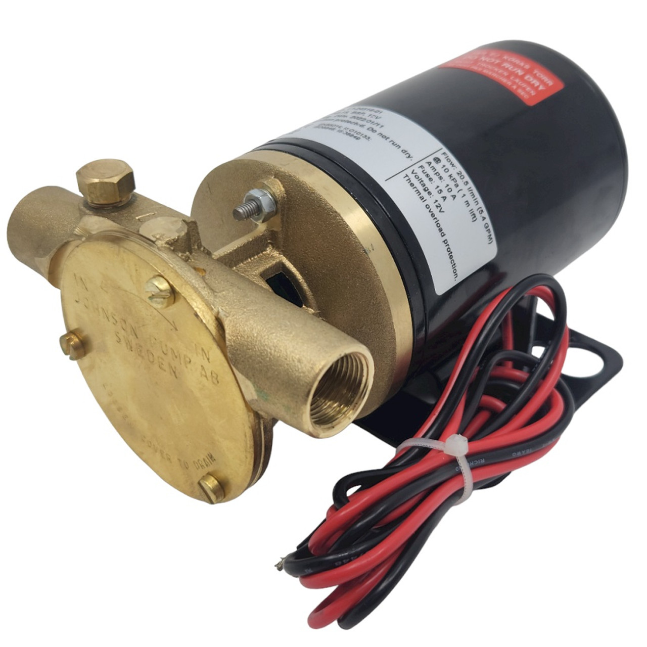 Pompe à Turbine Johnson Pump 10-24516-01 12V DC, 21 LPM - Neuve