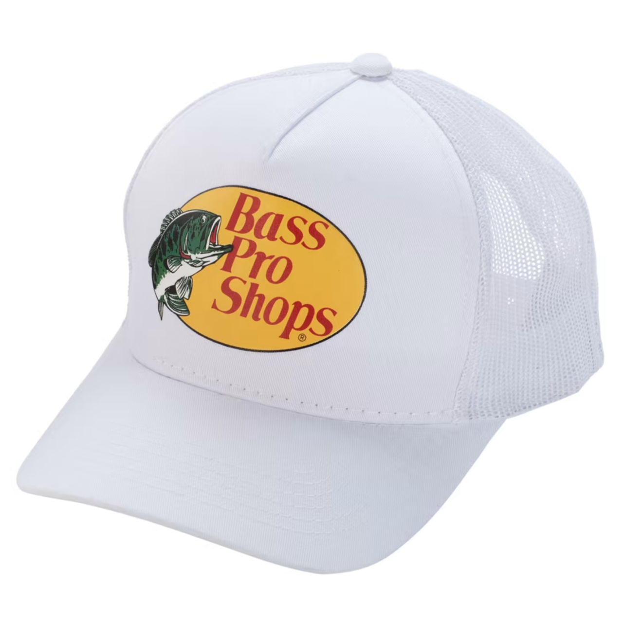 Bass Pro Shops Mesh Trucker Cap White - Boaters World
