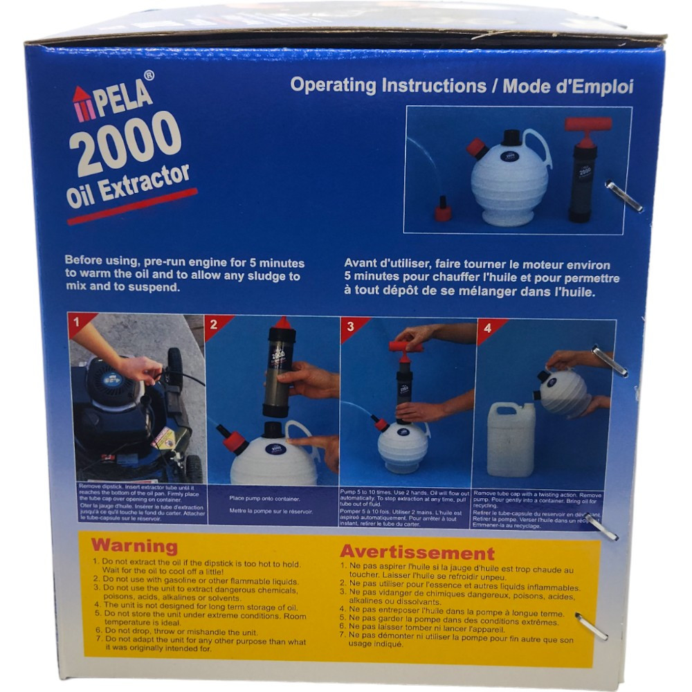 Pela 2000 2.5L Oil Extraction Vacuum Pump Boaters World