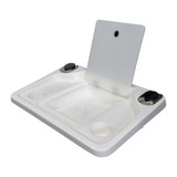 SeaKing Small White Bait Board with Moulded Cup Holders SeaKing Small White Bait Board with Moulded Cup Holders