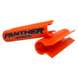 Outboard motor hydraulic steering lock clips - keeps engines centered while trailering